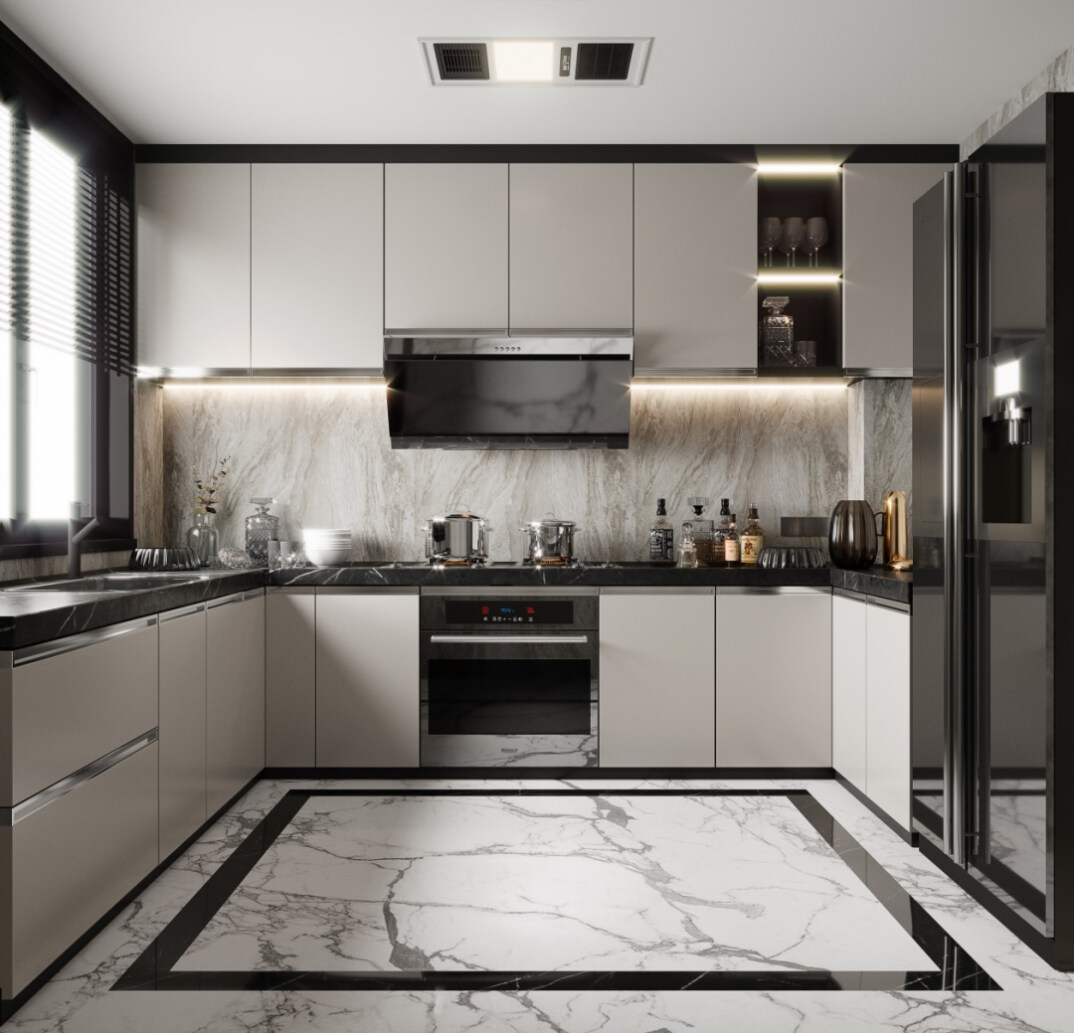 愛情芳華里165㎡四室兩廳廚房現(xiàn)代輕奢風格裝修案例效果圖-詳細.jpg