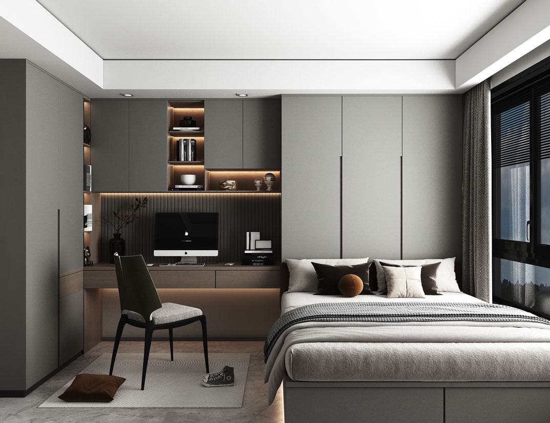 君悅府159㎡四室兩廳客房現代風格裝修案例效果圖-詳細.jpg